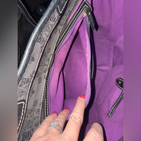 Dooney & Bourke Disney Parks Exclusive Retired Haunted Mansion Shopper Tote Bag - Picture 9 of 16